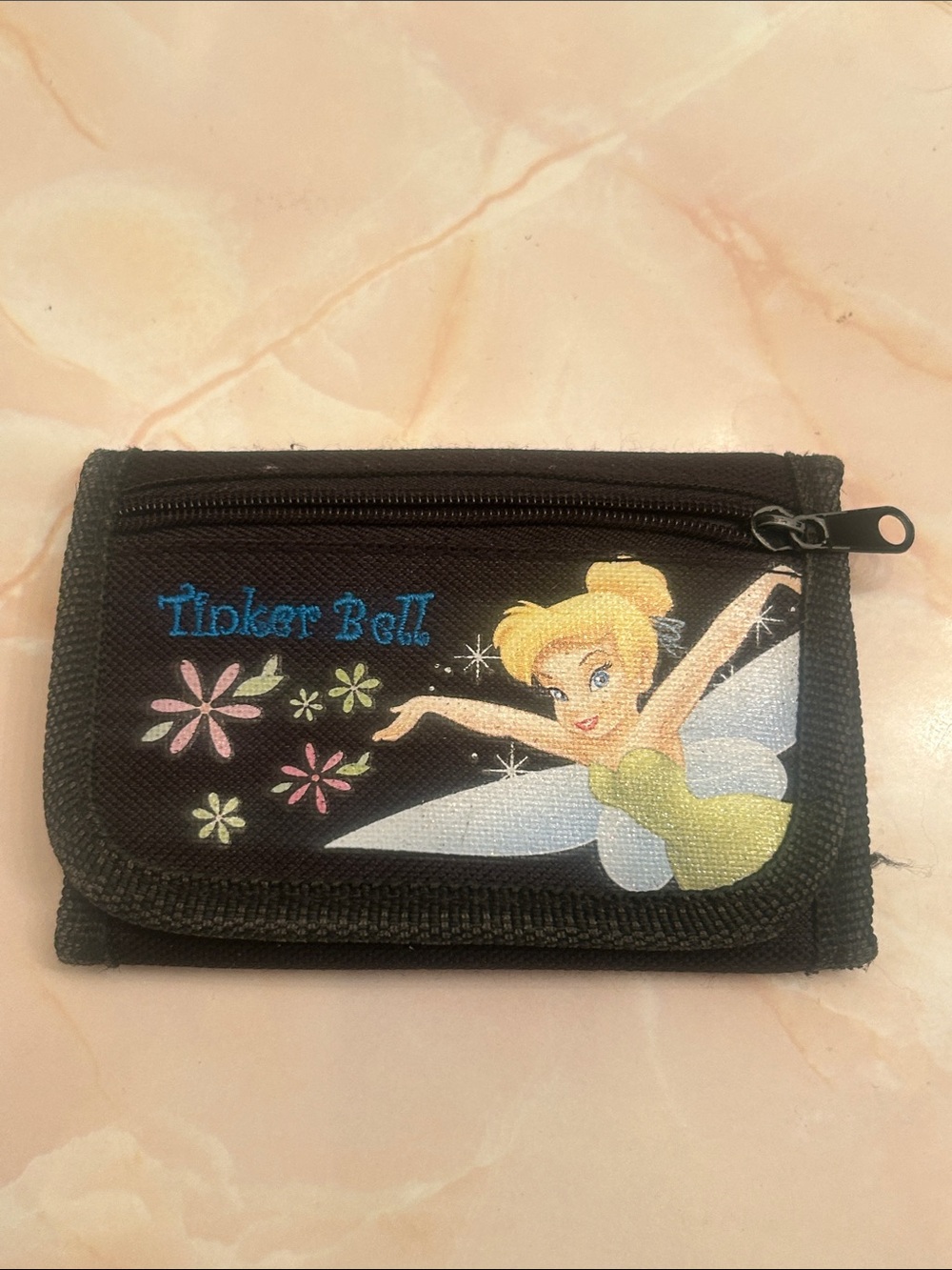 Disney Tinker Bell Black Wallet - Disney Character Design
